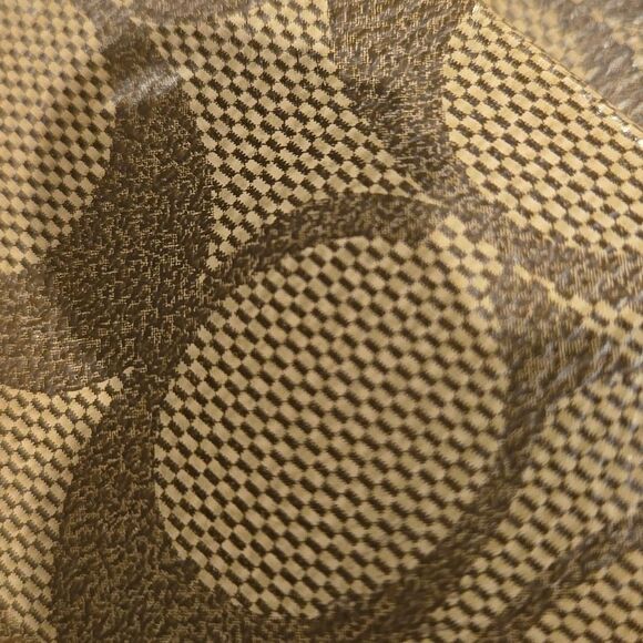 Coach Signature Hard Clamshell Eye Glasses Sunglasses Case Tan Brown c Logo vtg - Picture 12 of 16